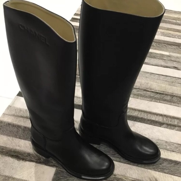 Brand New- Never worm Chanel Boots Size 37 - Picture 3 of 4